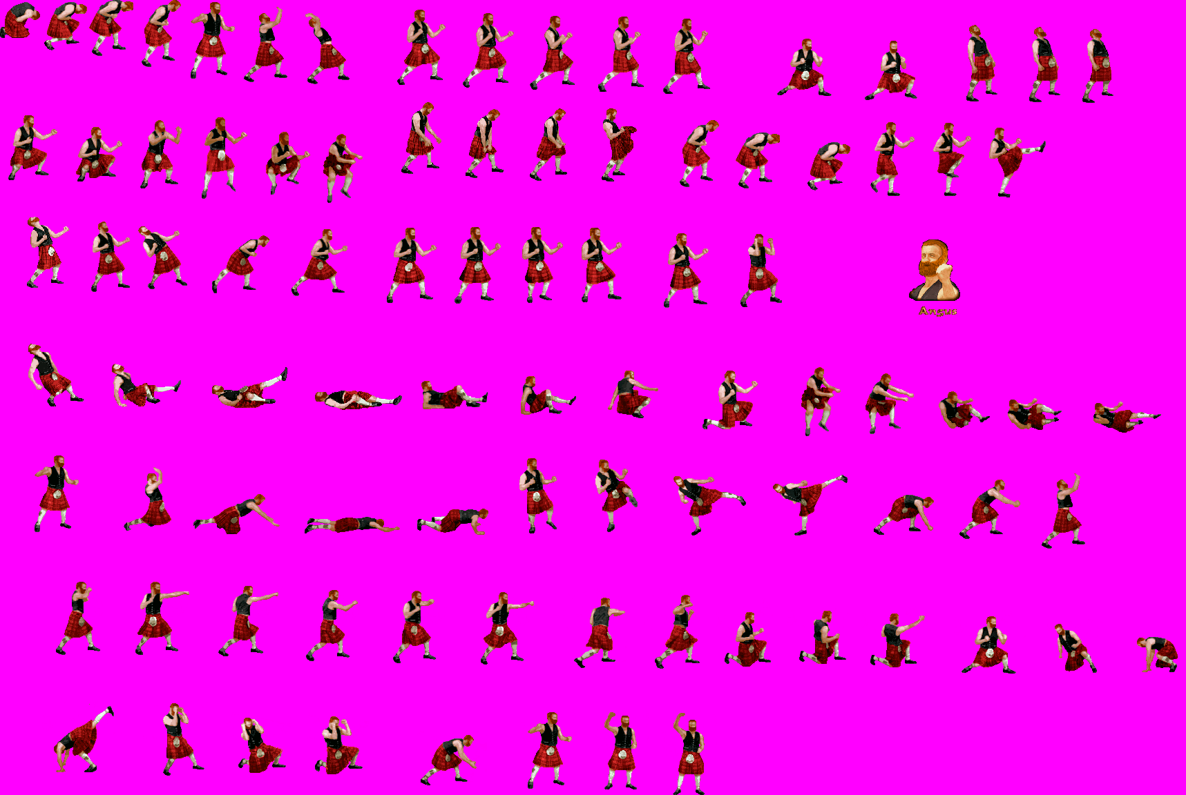 Gallery of Mugen Sans Sprite Sheet.